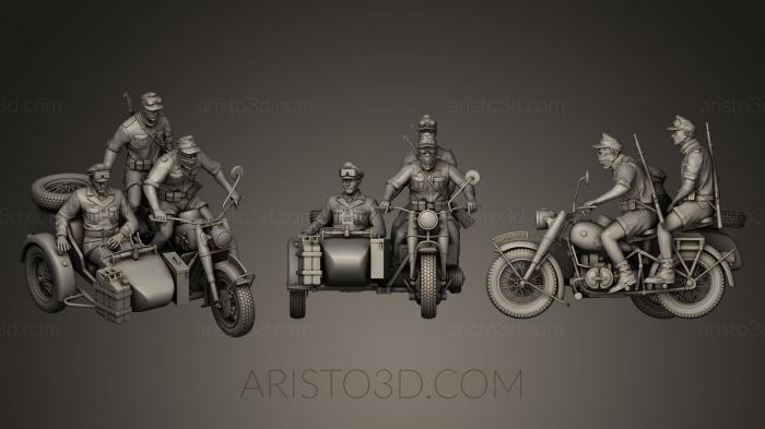 Military figurines (STKW_0041) 3D model for CNC machine